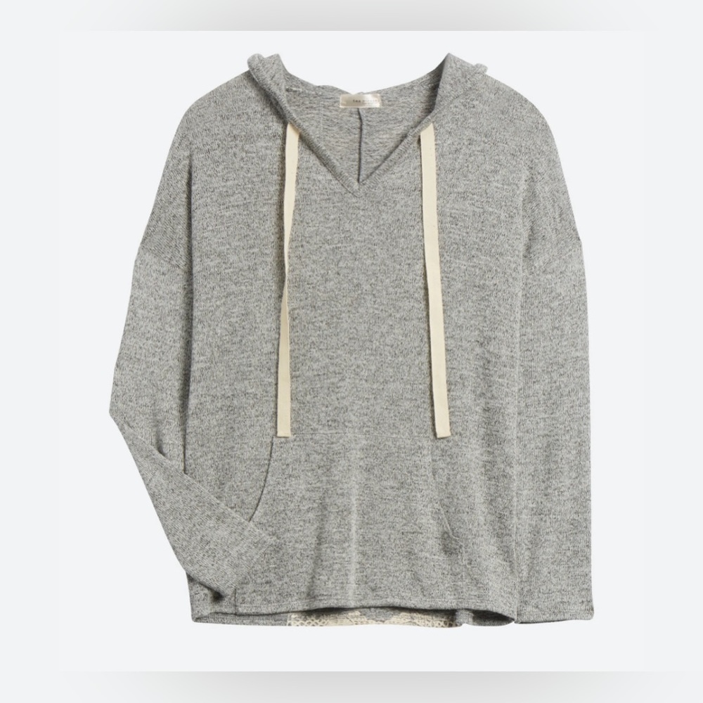 Stitchfiz knit hoody with crochet details